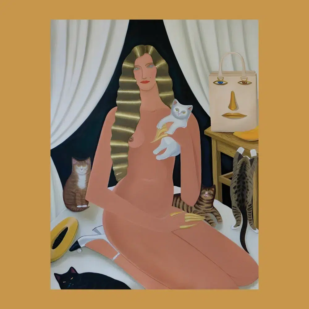 Lady with cats – Image 3