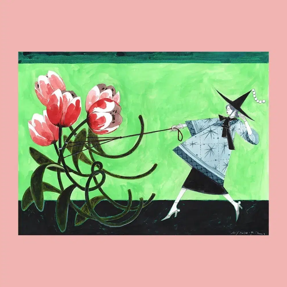 Fleurs qui marchent