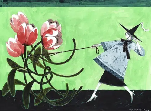 Fleurs qui marchent